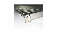 Gasgrill Edelstahl 1 flammig 3,6 KW mit Rost Edelstahl zerlegbar, 34 x 27 x 53 cm