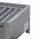 Gastrobräter, Gasgrill Edelstahl 4 flammig mit 2er Rost und 1er Pfanne, 81 x 53 x 27 cm