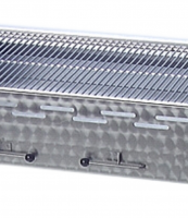 Holzkohlegrill Edelstahl 4er  81 x 53 x 80 cm mit Standfüßen
