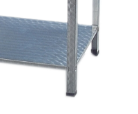 Holzkohlegrill Edelstahl 6er 114 x 53 x 80 cm