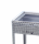 Holzkohlegrill Edelstahl 6er 114 x 53 x 80 cm
