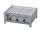 Gasgrill Edelstahl 3 flammig mit Rost, 65 x 53 x 27 cm Grillrost verchromt