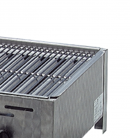 Gasgrill Edelstahl 5 flammig mit Rost,  98 x 53 x 27 cm Grillrost verchromt