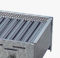 Gasgrill Edelstahl 6 flammig 114 x 53 x 27 cm Grillrost verchromt