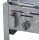 Gasgrill Edelstahl 1 flammig mit Pfanne, 34 x 27 x 53 cm Pfanne Stahl
