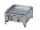 Gasgrill Edelstahl 2 flammig mit Pfanne, 48 x 53 x 27 cm Pfanne Stahl