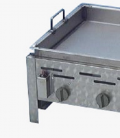 Auswahl Gasgrill Edelstahl 6 flammig mit Pfanne, 114 x 53 x 27 cm Pfanne Stahl