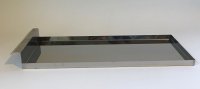 Fettauffangwanne Edelstahl für Gasgrill  1er (24,5 x 50 cm)