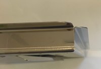 Flammabdeckung Edelstahl für Gasgrill Flammabdeckung 1er (30,5 x 48 cm)