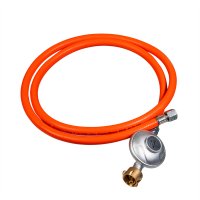 BSR-Grillen Edelstahl-Propangaskocher 1-flammig 5,5 KW mit Piezo-Zündung und Turboeffekt