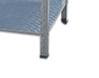 Holzkohlegrill Edelstahl 3er 65 x 53 x 80 cm