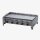Gasgrill Edelstahl 5 flammig mit Rost und Stahl Pfanne, 98 x 53 x 27 cm