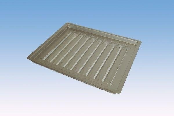 Flammabdeckung Edelstahl für 4 er Gasgrill oder Gastrobräter B: 76,5 x T: 48 cm