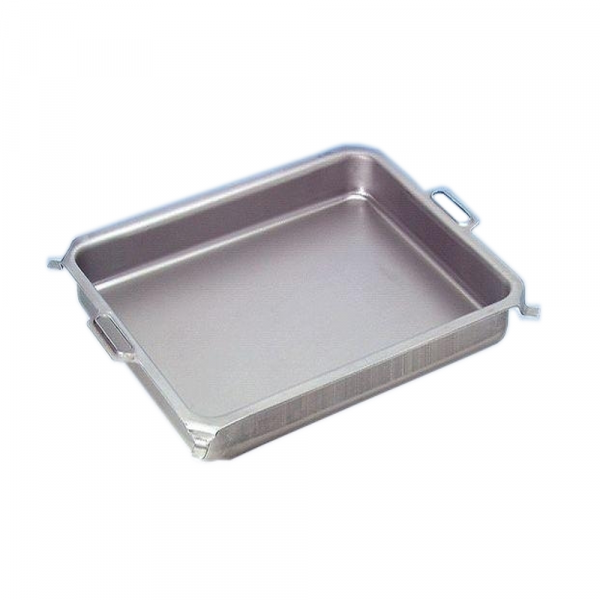 Edelstahl Pfanne ca. B: 80 x T: 53 cm H: 6 cm für 4 flammigen Gasgrill