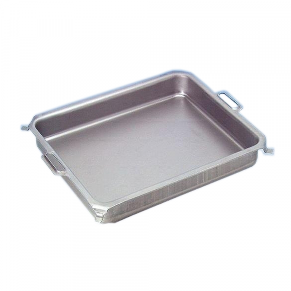 Edelstahl Pfanne ca. B: 96,5 x T: 52,5 cm H: 6 cm für 5 flammigen Gasgrill