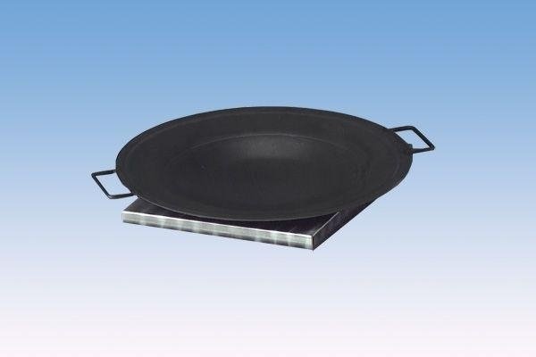 Wokpfanne Emailliert für Gasgrills und Grill-Adapter