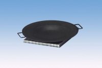 Wokpfanne Emailliert für Gasgrills und Grill-Adapter